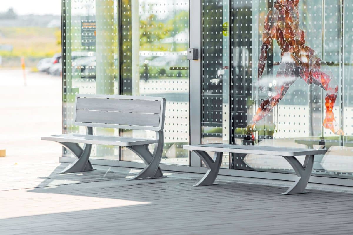 Outdoor Bench Commercial Street Bench CAB-821-1