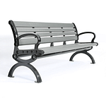 outdoor bench