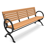 Commercial Park Bench SCB-100