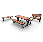 outdoor picnic table