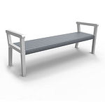 outdoor park bench