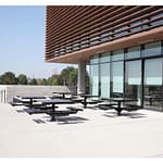 commercial picnic tables CAT-033 optimize patio and outdoor space utilization of Vaughan City Hall