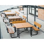 picnic tables commercial outdoor dining tables for patio offer convenience and create a space where people can enjoy a snack time together outside