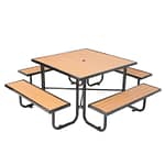 recycled plastic outdoor patio table picnic table