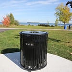 garbage bin trash receptacle waste bin recycling bin