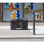 custom commercial street and park recycling stations are chosen and installed in the City of Niagara Fall