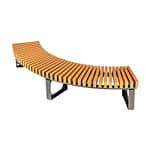 Outdoor Commercial curved patio Bench