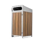 commercial outdoor trash bin CAY-140 for parks and streets