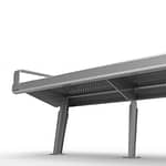 steel transit and metro bench