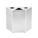 stainless teel recycling bin