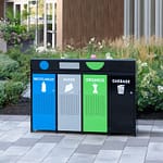 metal recycling stations for commercial and outdoor