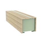 Outdoor Backless Minimalist Commercial Bench CAB-603