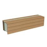 Outdoor Backless Minimalist Commercial Bench CAB-603