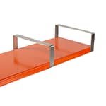 Commercial Bench Metro Backless Bench CAB-872B-Orange Background-2