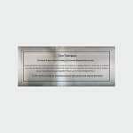 Premium Stainless Steel Memorial Plaque-3