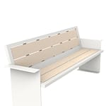 Recycled Plastic Patio Bench CAB-718