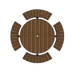 Canaura Duo CAT 038 WPC Double-Top view