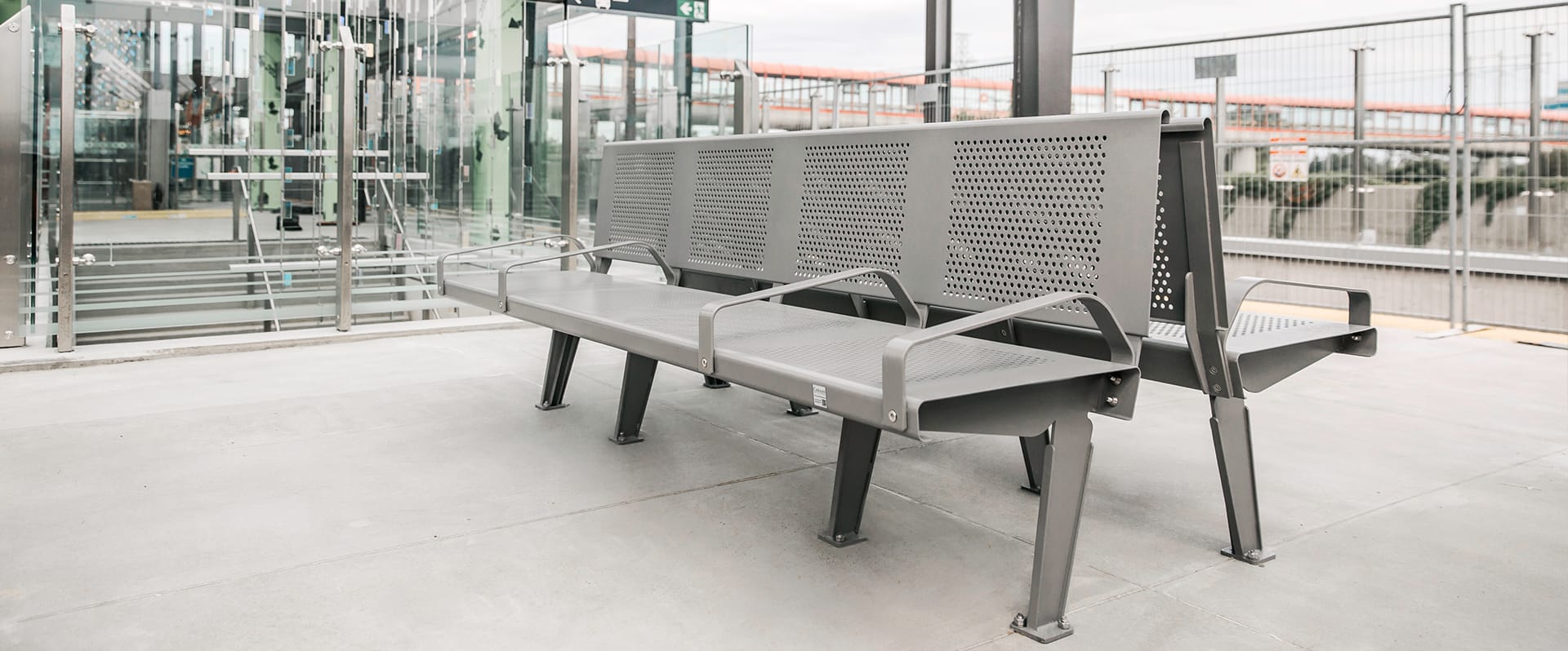 Metal Transit Bench CAL-717