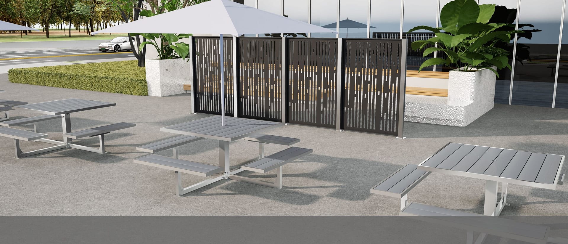 Picnic Tables Patio Umbrellas Wall Panels - Picnic Table CAT-201N