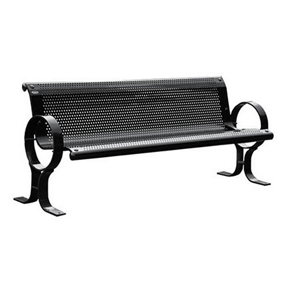 Metal outdoor bench CAL-802