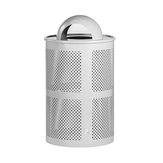 classic steel commercial park trash bin CAY-209