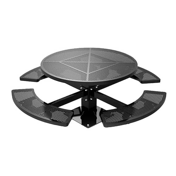commercial steel garden picnic table