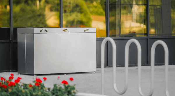 Commercial Stainless-Steel Recycling Receptacle CRC-792