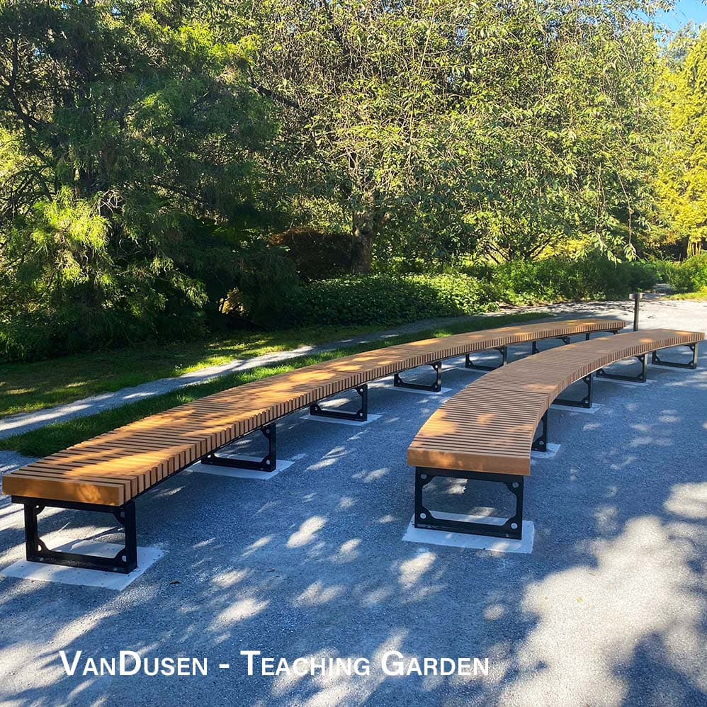 Outdoor Curved Commercial Bench CAB-602