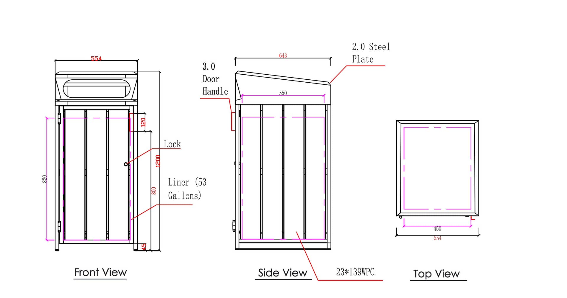 Dimensions