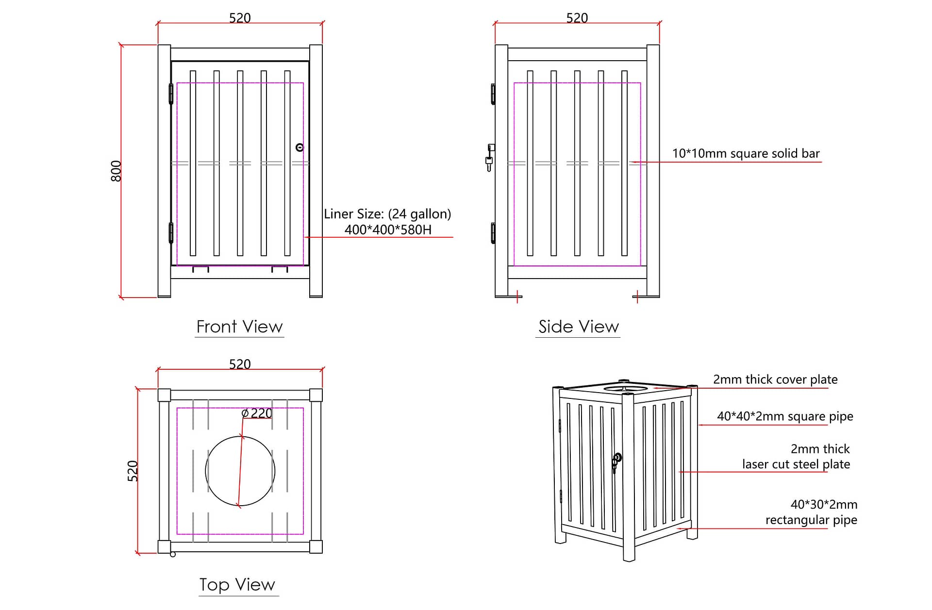 Dimensions