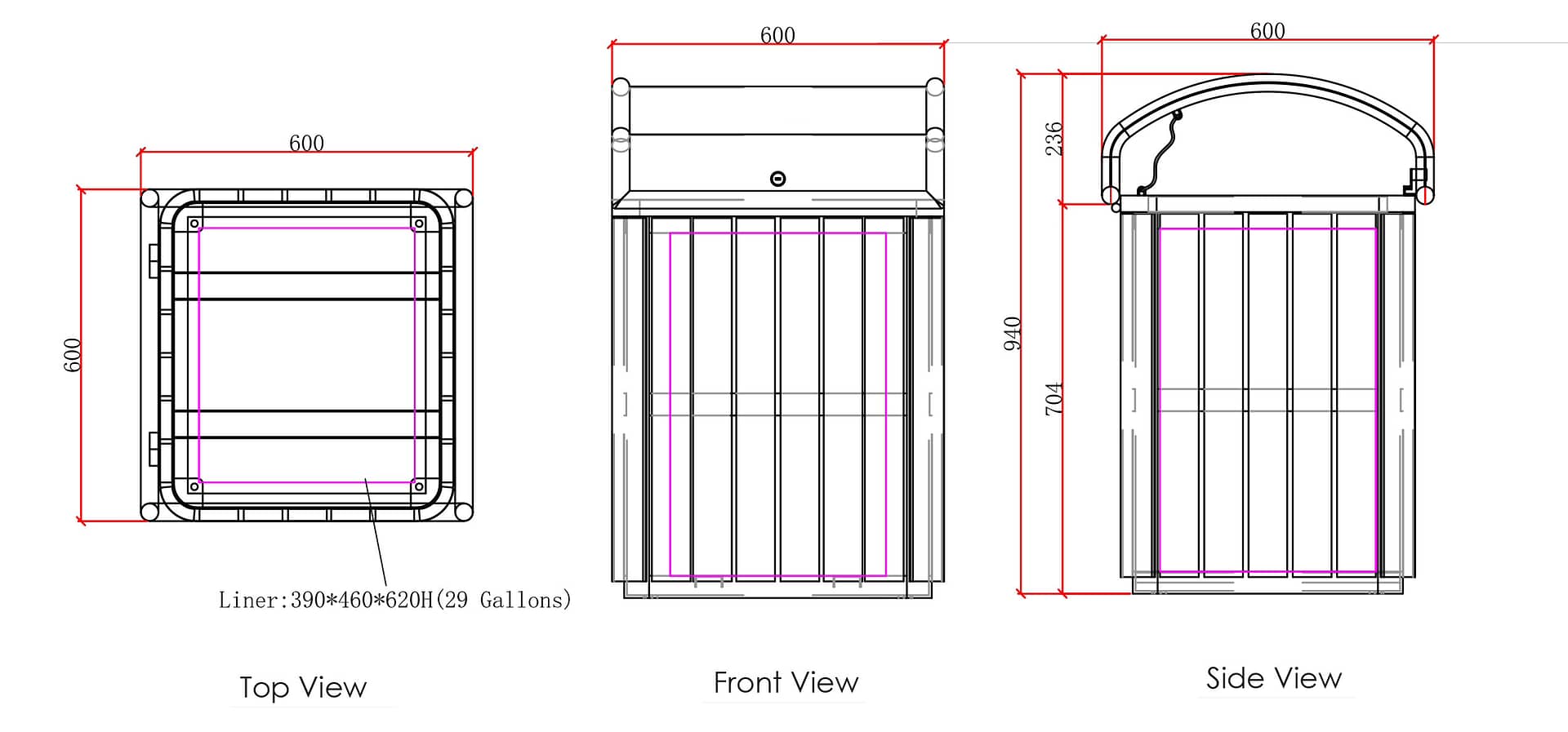 Dimensions