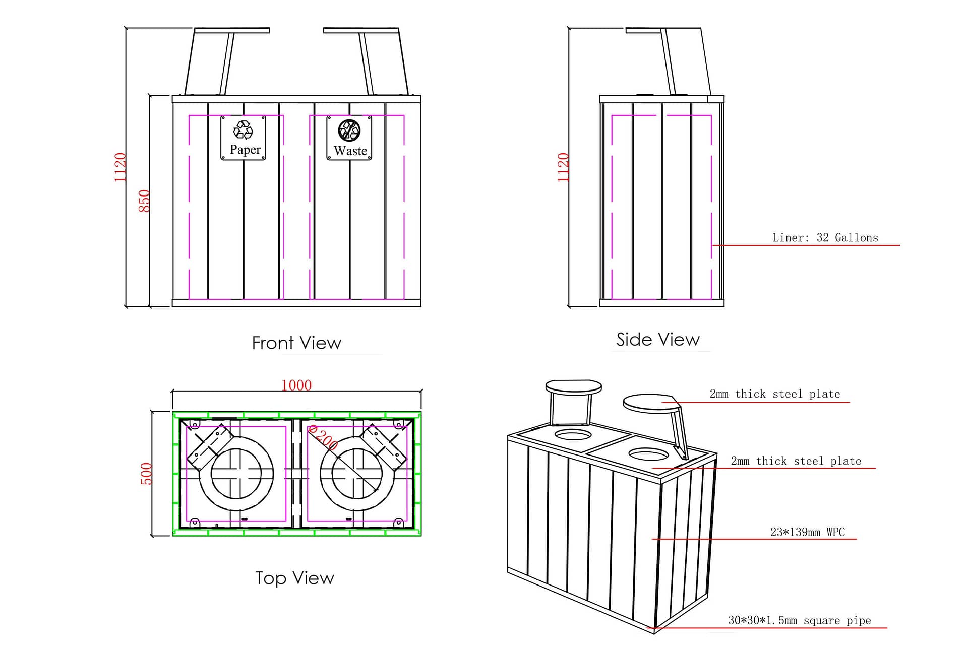 Dimensions