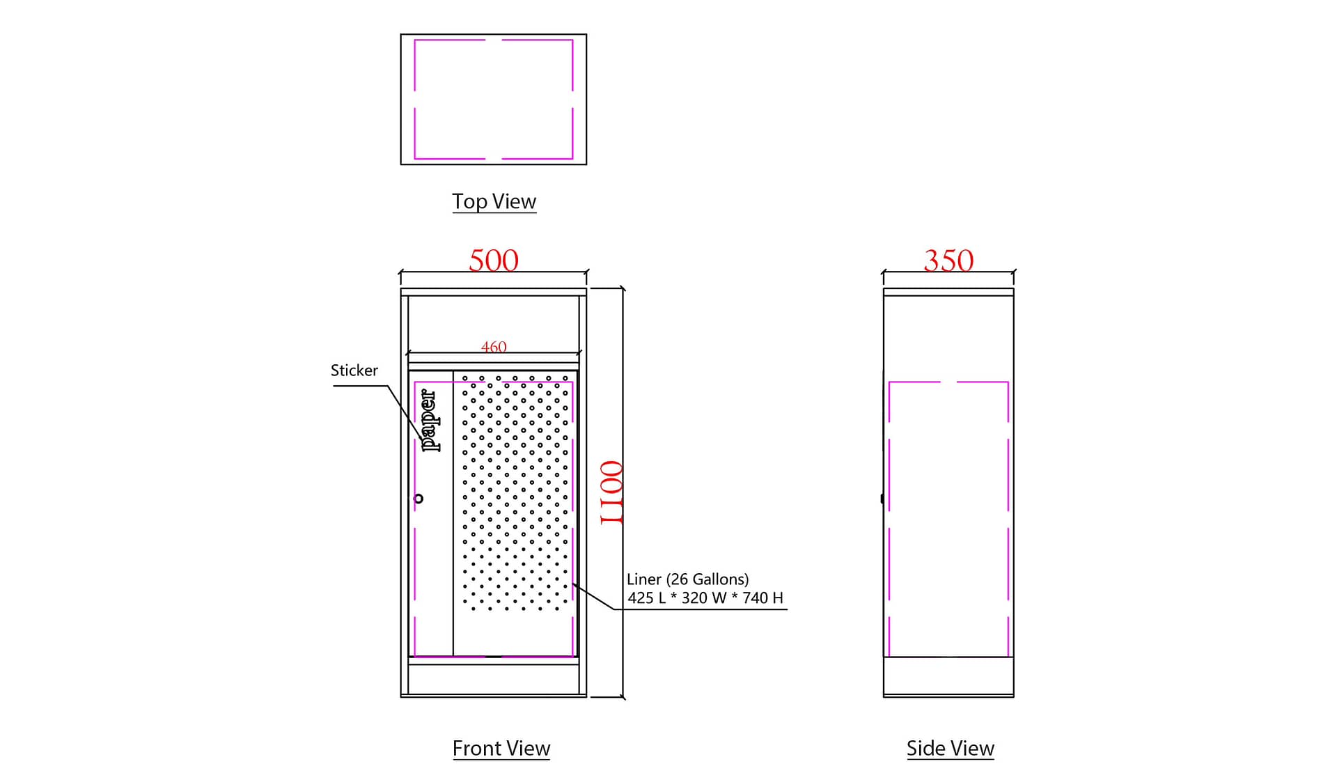 Dimensions