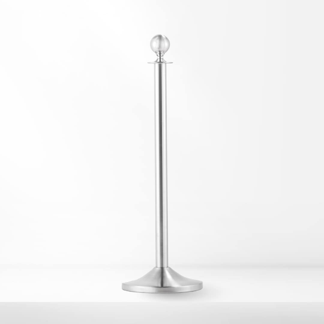 Stainless Steel Velvet Rope Stanchion CAC-106M – Stanchions Canada