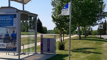 Park Garbage Can CAY-814 Transformed Cold Lake City’s Public Outdoor Spaces